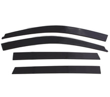 Load image into Gallery viewer, AVS 10-17 Chevy Equinox Ventvisor Low Profile Deflectors 4pc - Smoke w/Chrome Trim
