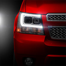 Load image into Gallery viewer, Spyder 07-14 Chevy Suburban/1500/2500/Tahoe V2 Projector Headlights Smoke PRO-YD-CSUB07V2-DRL-SM
