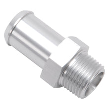 Load image into Gallery viewer, Edelbrock Hose End Straight 3/8In NPT to 5/8In Barb Clear Anodize
