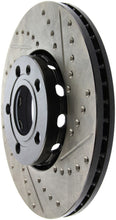 Load image into Gallery viewer, StopTech 96-7/04 Audi A4 / 95-01 A6 / 7/98-05 VW Passat Left Front Slotted and Drilled Rotor
