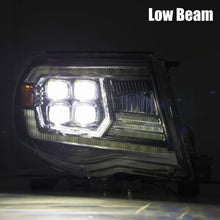 Load image into Gallery viewer, AlphaRex 05-11 Toyota Tacoma NOVA LED Projector Headlights Plank Style Chrome w/Activation Light/DRL
