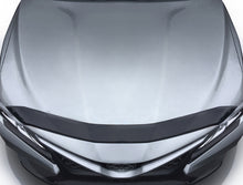 Load image into Gallery viewer, AVS 18-19 Toyota Camry Aeroskin Low Profile Acrylic Hood Shield - Smoke

