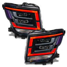Load image into Gallery viewer, Oracle 21-22 Nissan Titan RGB+W Headlight DRL Upgrade - ColorSHIFT w/ RF Controller

