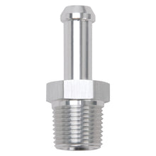Load image into Gallery viewer, Edelbrock Hose End Straight 3/8In NPT to 3/8In Barb Clear Anodize
