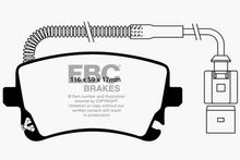 Load image into Gallery viewer, EBC 09-11 Audi A6 Quattro 3.0 Supercharged Redstuff Rear Brake Pads
