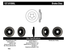 Load image into Gallery viewer, StopTech 05-10 Ford Mustang GT Front Left Slotted &amp; Drilled Rotor
