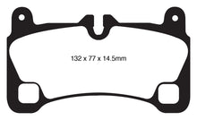 Load image into Gallery viewer, EBC 08 Porsche Cayenne 4.8 Turbo Yellowstuff Rear Brake Pads
