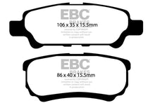 Load image into Gallery viewer, EBC 11-14 Chrysler 200 2.4 Redstuff Rear Brake Pads
