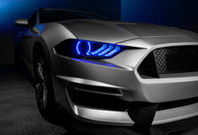 Load image into Gallery viewer, Oracle 18-21 Ford Mustang Dynamic DRL Upgrade w/ Halo Kit &amp; Sequential Turn Signal - ColorSHIFT
