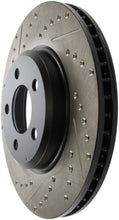 Load image into Gallery viewer, StopTech 05-13 Chrysler300/300C / 09-12 Dodge Challenger Front Right Drilled &amp; Slotted Rotor
