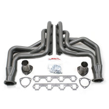 Load image into Gallery viewer, JBA 65-73 Ford Mustang 260-351W (w/Mustang II Suspension) 1-3/4in Primary Ti Ctd Long Tube Header
