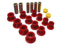 Load image into Gallery viewer, Energy Suspension 00-04 Ford Excursion 4WD / 99-04 F250/F350 4WD Red Front Leaf Spring Bushing Set
