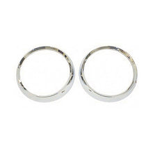 Load image into Gallery viewer, Omix Headlight Bezel Set Chrome 72-86 Jeep CJ Models
