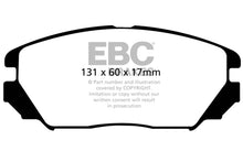 Load image into Gallery viewer, EBC 08-09 Hyundai Azera 3.3 Greenstuff Front Brake Pads
