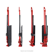Load image into Gallery viewer, Go Rhino XRS/SRM 4-CORE Clamp Mount Kit for Hi-Lift Jack - Tex. Blk (No Drill)
