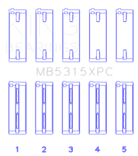 Load image into Gallery viewer, King 1992+ Mitsubishi 4G63/4G64 EVO I-IV (Size .026) Coated Performance Main Bearing Set
