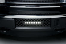 Load image into Gallery viewer, Putco 11-14 Ford F-150 - EcoBoost Bumper Grille Insert - Black SS Diamond w/ 10in Luminix Light Bar
