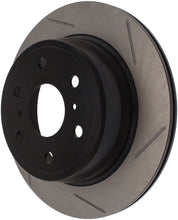 Load image into Gallery viewer, StopTech PowerSlot Chevrolet Avalanche/Silverado/Suburban/Tahoe / GMC Yukon Left Slotted Rear Rotor
