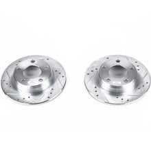 Load image into Gallery viewer, Power Stop 98-04 Audi A6 Quattro Rear Evolution Drilled &amp; Slotted Rotors - Pair
