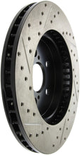 Load image into Gallery viewer, StopTech 04 Lexus RX330 SportStop Slotted &amp; Drilled Left Rear Rotor
