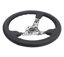 Load image into Gallery viewer, NRG Reinforced Steering Wheel (350mm / 3in. Deep) Blk Leather w/Hydrodipped Digi-Camo Spokes
