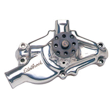Load image into Gallery viewer, Edelbrock Water Pump High Performance Chevrolet 350 CI V8 Short Style Polished Finish
