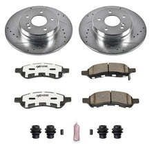 Load image into Gallery viewer, Power Stop 06-07 Buick Rainier Front Z26 Street Warrior Brake Kit
