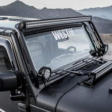 Load image into Gallery viewer, Westin/Snyper 07-17 Jeep Wrangler Snyper Overhead Light Hoop - Textured Black
