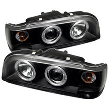 Load image into Gallery viewer, Spyder Volvo 850 93-97 Projector Headlights LED Halo Black High H1 Low H1 PRO-YD-VO85092-HL-BK
