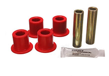 Load image into Gallery viewer, Energy Suspension Rr Spring Frame Shackle Kit - Red
