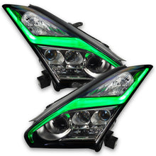 Load image into Gallery viewer, Oracle 15-21 Nissan GT-R RGB+W (Lightning Bolt) Headlight DRL Upgrade Kit- ColorSHIFT w/o Controller
