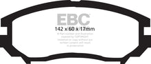 Load image into Gallery viewer, EBC 04-06 Hyundai Tiburon 2.7 6 speed Yellowstuff Front Brake Pads
