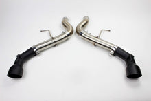 Load image into Gallery viewer, Mishimoto 2016+ Chevrolet Camaro SS Dual-Tip Race Axle-Back Exhaust w/ Black Tips
