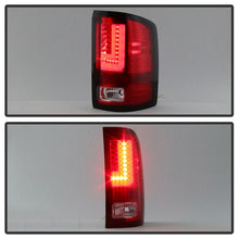 Load image into Gallery viewer, Spyder GMC Sierra 2016-2017 Light Bar LED Tail Lights - Red Clear ALT-YD-GS16-LED-RC
