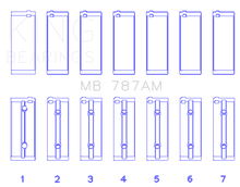Load image into Gallery viewer, King Toyota 5ME/5MGE/7MGE/7MGTE (Size STD) Main Bearing Set
