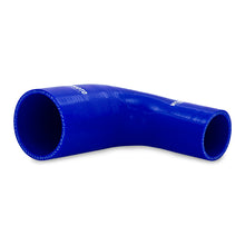 Load image into Gallery viewer, Mishimoto Silicone Reducer Coupler 90 Degree 1.75in to 2.5in - Blue

