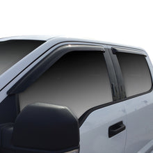 Load image into Gallery viewer, Westin 2015-2018 Ford F-150 SuperCrew Wade Slim Wind Deflector 4pc - Smoke
