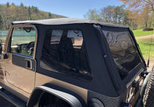 Load image into Gallery viewer, Rampage 18-21 Jeep Wrangler (JL) Unlimited Frameless TrailView Fastback Soft Top Kit - Black Diamond
