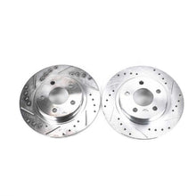 Load image into Gallery viewer, Power Stop 03-05 Buick Park Avenue Rear Evolution Drilled &amp; Slotted Rotors - Pair
