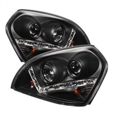 Load image into Gallery viewer, Spyder Hyundai Tucson 04-09 Projector Headlights DRL Black High H1 Low H1 PRO-YD-HYTUC04-DRL-BK
