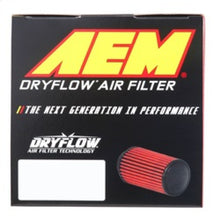 Load image into Gallery viewer, AEM Dryflow Air Filter - Round Tapered - 2.75in Flange ID x 5.5in Base OD x 4.75in Top OD x 7.5in H
