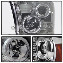 Load image into Gallery viewer, Spyder Dodge Ram 1500 09-14 10-14 Projector Headlights Halogen- LED Halo LED- Smke PRO-YD-DR09-HL-SM
