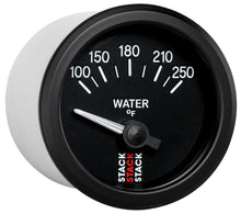 Load image into Gallery viewer, Autometer Stack 52mm 100-250 Deg F 1/8in NPTF Electric Water Temp Gauge - Black

