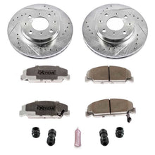 Load image into Gallery viewer, Power Stop 90-00 Honda Civic Front Z26 Street Warrior Brake Kit
