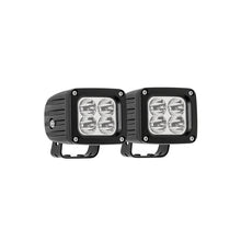Load image into Gallery viewer, Westin Quadrant LED Auxiliary Light 3 inch x 2.5 inch Spot w/5W Cree (Set of 2) - Black
