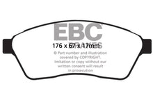 Load image into Gallery viewer, EBC 10-11 Cadillac SRX 2.8 Turbo Greenstuff Front Brake Pads
