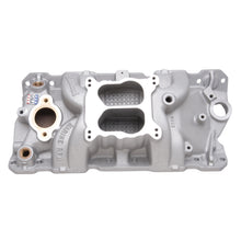 Load image into Gallery viewer, Edelbrock Manifold SBC 23-Degree Marine RPM 1955-1986 w/ Brass
