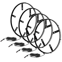 Load image into Gallery viewer, Oracle LED Illuminated Wheel Rings - Double LED - Red

