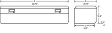 Load image into Gallery viewer, Lund 67-99 Chevy CK Ultima Single Lid Tool Box w/Slant - Brite
