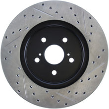Load image into Gallery viewer, StopTech 04 Lexus RX330 SportStop Slotted &amp; Drilled Right Rear Rotor
